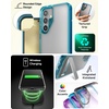 image:imageZAGG Santa Cruz Samsung Galaxy S24 Case with Kickstand  GrapheneEnhanced DropResistant up to 13ft Ultra Slim Clear Case with Color Accents Vibrant BlueVibrant Blue