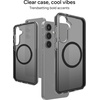 image:imageZAGG Santa Cruz Snap Samsung Galaxy S25 Case  Slim 13ft Drop Protection Fast Wireless Charging Compatible Graphene Strength 70 Recycled Material AntiScratch Secure Grip MidnightMidnight