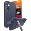 image:imageZAGG Denali Samsung Galaxy S25 Case with Kickstand  16ft Drop Protection GrapheneInfused Wireless Charging Compatible Rugged DualLayer Design Navy BlueNavy Blue