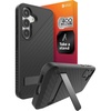 image:imageZAGG Denali Samsung Galaxy S25 Case with Kickstand  16ft Drop Protection GrapheneInfused Wireless Charging Compatible Rugged DualLayer Design Navy BlueBlack