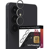 image:imageZAGG Glass Elite AntiReflective Samsung Galaxy Z Flip6 Camera Lens Protector  Tempered Glass Lens Protector with Polycarbonate Frame 5X Stronger Maximum Scratch Protection Smudge ResistantSilver
