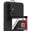 image:imageZAGG Glass Elite AntiReflective Samsung Galaxy Z Flip6 Camera Lens Protector  Tempered Glass Lens Protector with Polycarbonate Frame 5X Stronger Maximum Scratch Protection Smudge ResistantPink
