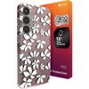 image:imageZAGG Milan Samsung Galaxy S25 Case  Stylish amp Slim Design 13ft Drop Protection Wireless Charging Compatible EcoFriendlyGlitter Swirl SilverSyringa Floral Purple
