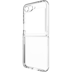 image:imageZAGG Bridgetown Samsung Galaxy Z Flip7 FE Flip6 Case  Slim Lightweight Folding Case Military Grade Durability Drop Resistant up to 10ft Graphene Reinforced Wireless Charging Compatible BlackClear