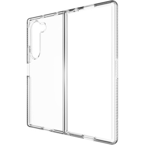 image:imageZAGG Bridgetown Samsung Galaxy Z Fold6 Case  Slim Lightweight Folding Case Drop Resistant up to 10ft Made from 77 Recycled Content Wireless Charging Compatible Military Grade Durability ClearClear