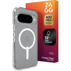 image:imageZAGG Crystal Palace Lite Google Pixel 1010 Pro Case  Crystal Clear UltraSlim 10ft Drop Protection Graphene Strength AntiYellowing Wireless Charging Compatible ClearGoogle Pixel 10 10 Pro