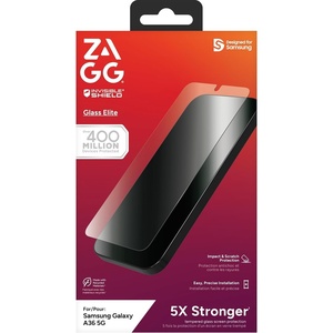 image:imageZAGG Glass Elite Samsung Galaxy S23 FE Screen Protector  5X Stronger with Reinforced Edges Scratch amp SmudgeResistant Surface InvisibleShield Easy to InstallSamsung Galaxy A36 5G