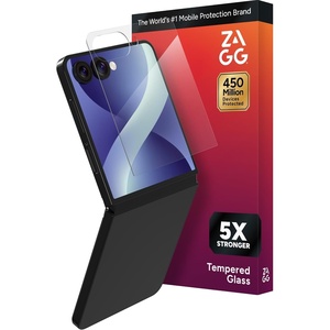 image:imageZAGG Glass Elite Samsung Galaxy S23 FE Screen Protector  5X Stronger with Reinforced Edges Scratch amp SmudgeResistant Surface InvisibleShield Easy to InstallSamsung Galaxy Z Flip8