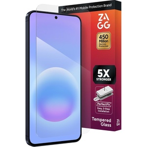 image:imageZAGG Glass Elite Samsung Galaxy S23 FE Screen Protector  5X Stronger with Reinforced Edges Scratch amp SmudgeResistant Surface InvisibleShield Easy to InstallSamsung Galaxy A57 5G