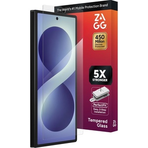 image:imageZAGG Glass Elite Samsung Galaxy S23 FE Screen Protector  5X Stronger with Reinforced Edges Scratch amp SmudgeResistant Surface InvisibleShield Easy to InstallSamsung Galaxy Z Fold8 Ultra