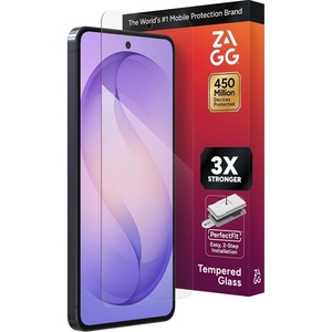 image:imageZAGG Glass Samsung Galaxy S25 S24 Screen Protector  Extreme Impact amp Shatter Protection ScratchResistant SmudgeResistant Fingerprint Scanner Compatible InvisibleShield Easy InstallationSamsung Galaxy S26