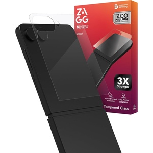 image:imageZAGG Glass Samsung Galaxy S25 S24 Screen Protector  Extreme Impact amp Shatter Protection ScratchResistant SmudgeResistant Fingerprint Scanner Compatible InvisibleShield Easy InstallationSamsung Galaxy Z Flip7