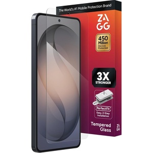 image:imageZAGG Glass Samsung Galaxy S25 S24 Screen Protector  Extreme Impact amp Shatter Protection ScratchResistant SmudgeResistant Fingerprint Scanner Compatible InvisibleShield Easy InstallationSamsung Galaxy S26 Ultra