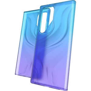image:imageZAGG Milan Samsung Galaxy S24 Case  SemiTransparent RunwayInspired Design Graphene Reinforced 13ft Drop Protection EcoFriendly Wireless Charging Compatible IridescentDeep Aurora