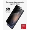 image:imageZAGG Glass Elite Privacy Samsung Galaxy S26 Ultra Screen Protector  Tempered Glass 5X Stronger Impact Protection 2Way Privacy Filter SmudgeFree ClearPrint Case Friendly Easy InstallSamsung Galaxy S26 Ultra