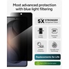 image:imageZAGG Glass Elite Privacy Samsung Galaxy S26 Ultra Screen Protector  Tempered Glass 5X Stronger Impact Protection 2Way Privacy Filter SmudgeFree ClearPrint Case Friendly Easy InstallSamsung Galaxy S26 Ultra