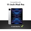 image:imageZAGG Pro Keys Detachable Case and Wireless Keyboard for Apple iPad Air 11 M3 Pro 11 Gen 1234 and iPad Air Gen 45amp M2 Bluetooth Pairing Apple Pencil Holder 66ft Drop ProtectioniPad AirPro 11 Gen 14  M2  M3