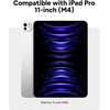 image:imageZAGG Pro Keys Detachable Case and Wireless Keyboard for Apple iPad Air 11 M3 Pro 11 Gen 1234 and iPad Air Gen 45amp M2 Bluetooth Pairing Apple Pencil Holder 66ft Drop ProtectioniPad Pro 11 M5  M4