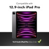 image:imageZAGG Pro Keys Detachable Case and Wireless Keyboard for Apple iPad Air 11 M3 Pro 11 Gen 1234 and iPad Air Gen 45amp M2 Bluetooth Pairing Apple Pencil Holder 66ft Drop ProtectioniPad Pro 129