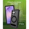 image:imageZAGG Rainier Snap Samsung Galaxy S26 Ultra Case with Kickstand  Latte 22ft Drop Protection Rugged DualLayer Magnetic Case Graphene Fortified Heavy Duty Shockproof Cover Military Grade DefenseSmoke Black