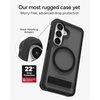 image:imageZAGG Rainier Snap Samsung Galaxy S26 Ultra Case with Kickstand  Smoke Black 22ft Drop Protection Rugged DualLayer Magnetic Case Graphene Fortified Heavy Duty Shockproof Military Grade DefenseSmoke Black