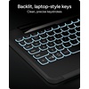 image:imageZAGG Rugged Book Detachable Case with MagneticHinged Backlit Keyboard for iPad AirAir 29797 Pro  MultiDevice Bluetooth Pairing  USBC to USBC Cable Included BlackiPad 109 Gen 10  iPad 11 A16