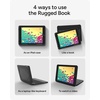 image:imageZAGG Rugged Book Detachable Case with MagneticHinged Backlit Keyboard for iPad AirAir 29797 Pro  MultiDevice Bluetooth Pairing  USBC to USBC Cable Included BlackiPad Pro 97 Gen 1 iPad 97 Gen 1 to 5 iPad Air 97 Gen 2  1