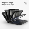 image:imageZAGG Rugged Book Detachable Case with MagneticHinged Backlit Keyboard for iPad AirAir 29797 Pro  MultiDevice Bluetooth Pairing  USBC to USBC Cable Included BlackiPad Pro 105 Gen 2 iPad Air 105 Gen 3 iPad 102 Gen 9  8  7