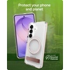 image:imageZAGG Santa Cruz Snap Samsung Galaxy S26 Ultra Case with Kickstand  ICY Blue Magnetic Crystal Clear Protective Phone Cover 13ft Drop Protection Graphene Reinforced Slim Case with StandPink Sorbet