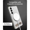 image:imageZAGG Santa Cruz Snap Samsung Galaxy S26 Ultra Case with Kickstand  ICY Blue Magnetic Crystal Clear Protective Phone Cover 13ft Drop Protection Graphene Reinforced Slim Case with StandTitanium Gray