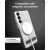 image:imageZAGG Santa Cruz Snap Samsung Galaxy S26 Ultra Case with Kickstand  ICY Blue Magnetic Crystal Clear Protective Phone Cover 13ft Drop Protection Graphene Reinforced Slim Case with StandBlack