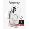 image:imageZAGG Santa Cruz Snap Samsung Galaxy S26 Ultra Case with Kickstand  ICY Blue Magnetic Crystal Clear Protective Phone Cover 13ft Drop Protection Graphene Reinforced Slim Case with StandPink Sorbet