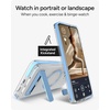 image:imageZAGG Santa Cruz Snap Samsung Galaxy S26 Ultra Case with Kickstand  ICY Blue Magnetic Crystal Clear Protective Phone Cover 13ft Drop Protection Graphene Reinforced Slim Case with StandIcy Blue