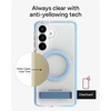 image:imageZAGG Santa Cruz Snap Samsung Galaxy S26 Ultra Case with Kickstand  ICY Blue Magnetic Crystal Clear Protective Phone Cover 13ft Drop Protection Graphene Reinforced Slim Case with StandIcy Blue
