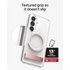 image:imageZAGG Santa Cruz Snap Samsung Galaxy S26 Ultra Case with Kickstand  ICY Blue Magnetic Crystal Clear Protective Phone Cover 13ft Drop Protection Graphene Reinforced Slim Case with StandPink Sorbet
