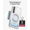 image:imageZAGG Santa Cruz Snap Samsung Galaxy S26 Ultra Case with Kickstand  ICY Blue Magnetic Crystal Clear Protective Phone Cover 13ft Drop Protection Graphene Reinforced Slim Case with StandIcy Blue