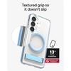 image:imageZAGG Santa Cruz Snap Samsung Galaxy S26 Ultra Case with Kickstand  ICY Blue Magnetic Crystal Clear Protective Phone Cover 13ft Drop Protection Graphene Reinforced Slim Case with StandIcy Blue