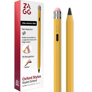 image:imageZAGG Oxford Stylus for iPad Pro 1113 M4 M5 iPad Air 1113 M2 M3 M4 iPad 109876th GenA16 Mini 65 A17 ProPencil with Palm Rejection Tilt Sensitivity amp Fidget ClickerYellow
