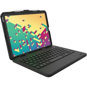 image:imageZAGG Rugged Book Detachable Case with MagneticHinged Backlit Keyboard for iPad AirAir 29797 Pro  MultiDevice Bluetooth Pairing  USBC to USBC Cable Included BlackiPad Pro 11 Gen 1 to 4 iPad Air 109 Gen 5  4 iPad Air 11 M4 M3 M2