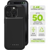 image:imageMophie Juice Pack iPhone 15 Battery Case  Legendary Power amp Protection  Up to 50 Extra Battery 6ft Drop Safety EcoFriendly Design BlackiPhone 15 Pro