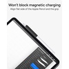 image:imageZAGG 2Pack Silicone Grips for Apple Pencil 1st Gen 2nd Gen USBC amp ZAGG Pro Stylus2 amp 1  Ergonomic Comfort AntiRoll Round with three flat surfaces Design for Writing amp Drawing Black WhiteBlack  White