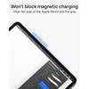 image:imageZAGG 2Pack Silicone Grips for Apple Pencil 1st Gen 2nd Gen USBC amp ZAGG Pro Stylus2 amp 1  Ergonomic Comfort AntiRoll Round with three flat surfaces Design for Writing amp Drawing Black WhiteBlue  Grey