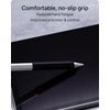 image:imageZAGG 2Pack Silicone Grips for Apple Pencil 1st Gen 2nd Gen USBC amp ZAGG Pro Stylus2 amp 1  Ergonomic Comfort AntiRoll Round with three flat surfaces Design for Writing amp Drawing Black WhiteBlack  White