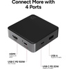 image:imageZAGG 9Port Hub  2 USBC 2 HDMI 4K 60Hz 1 USBA 10Gbps Ethernet Audio Jack SD amp MicroSD Card Readers  MultiDevice Connectivity for iPadOS ChromeOS Android Windows4Port Hub