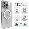 image:imageZAGG Crystal Palace Protective Case for Apple iPhone 15 PlusiPhone 14 Plus MagSafe13ft Drop Wireless Charging Graphene Enhanced Grip CleariPhone 15 Plus  iPhone 14 Plus