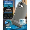image:imageZAGG Denali Snap Case with Kickstand for iPhone 17e 16e 1514 1316ft Drop Protection Magnetic GrapheneInfused Wireless Charging Compatible Rugged DualLayer Design BlackThyme Green