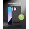 image:imageZAGG Denali Snap Case with Kickstand for iPhone 17e 16e 1514 1316ft Drop Protection Magnetic GrapheneInfused Wireless Charging Compatible Rugged DualLayer Design BlackBlack