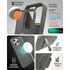 image:imageZAGG Denali Snap Case with Kickstand for iPhone 17e 16e 1514 1316ft Drop Protection Magnetic GrapheneInfused Wireless Charging Compatible Rugged DualLayer Design BlackThyme Green