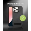 image:imageZAGG Denali Snap Case with Kickstand for iPhone 17e 16e 1514 1316ft Drop Protection Magnetic GrapheneInfused Wireless Charging Compatible Rugged DualLayer Design BlackBlack