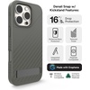 image:imageZAGG Denali Snap Case with Kickstand for iPhone 17e 16e 1514 1316ft Drop Protection Magnetic GrapheneInfused Wireless Charging Compatible Rugged DualLayer Design BlackThyme Green